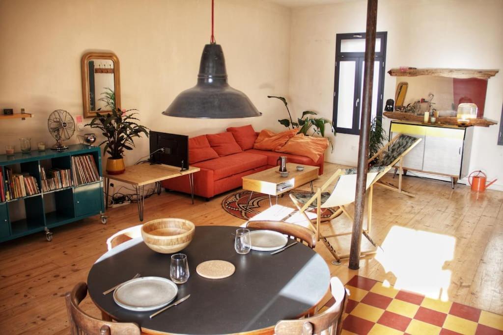 Apartmán Artistic Loft, Downtown Montpellier, Wifi Exteriér fotografie